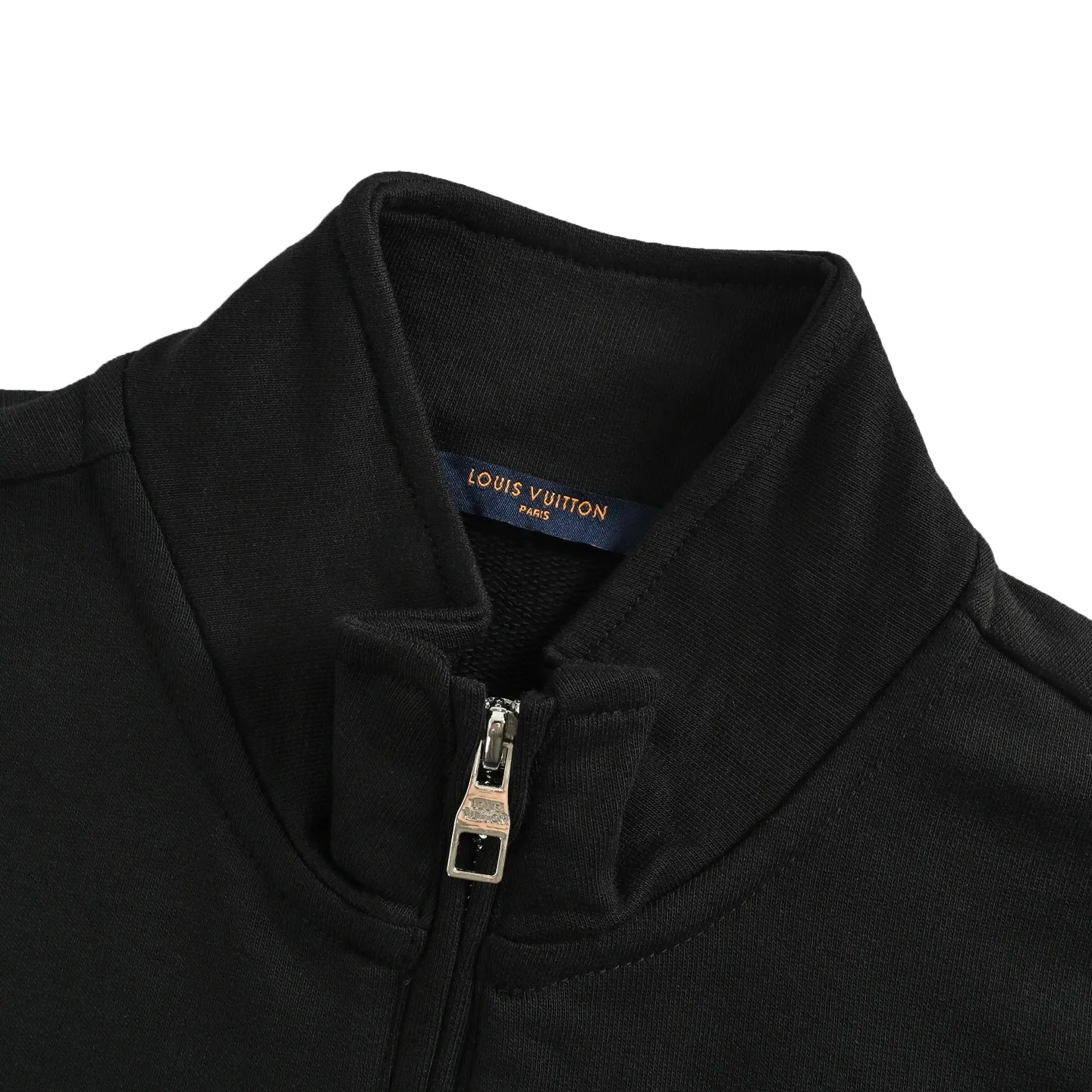 Louis Vuitton/Louis Vuitton 25Fw embroidered presbyopic half-zip sweatshirt